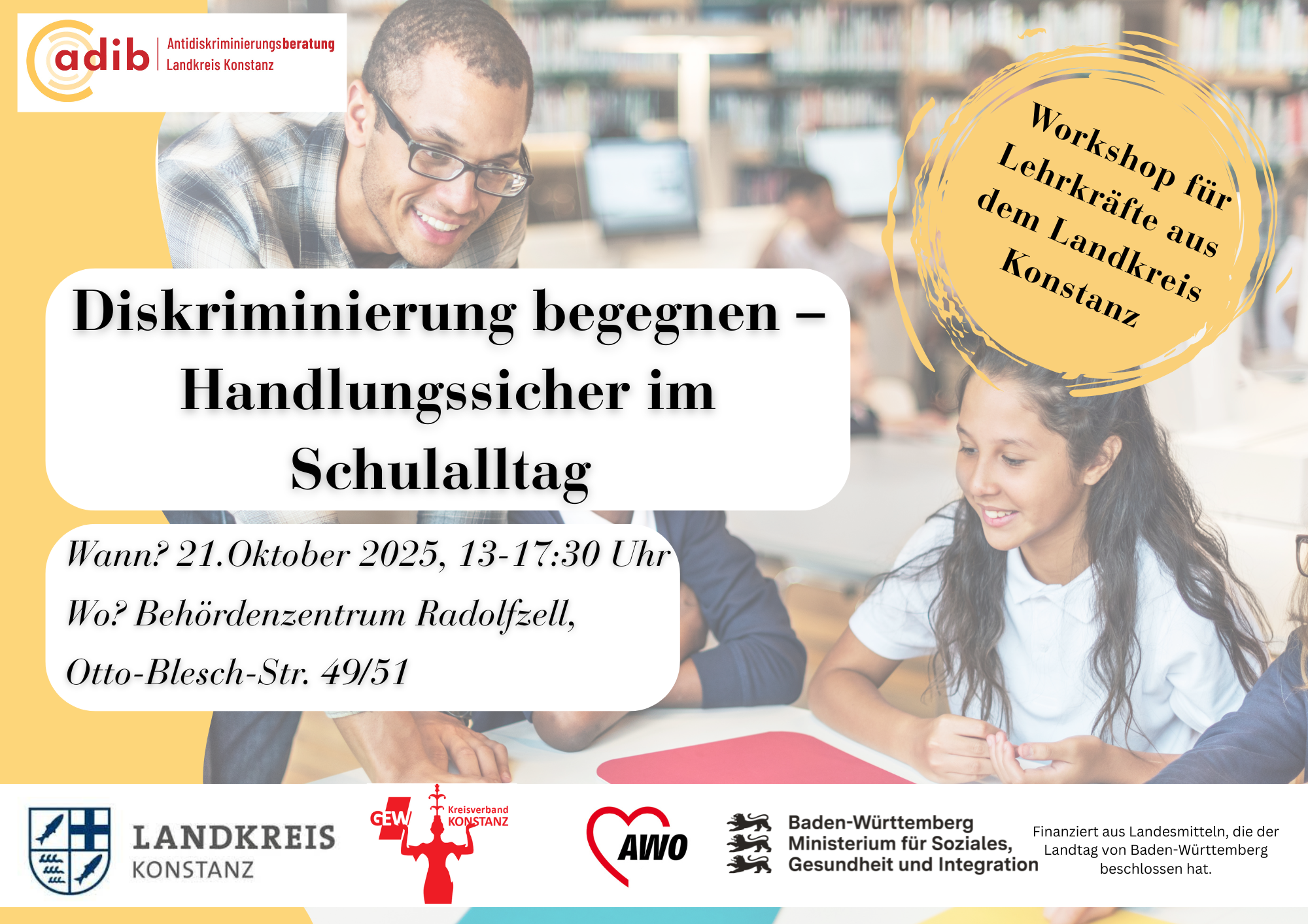 Flyer "Diskriminierung begegnen"